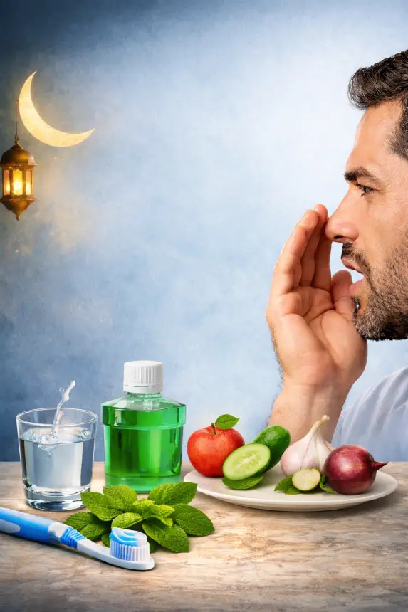 طرق فعّالة للتخلص من رائحة الفم الكريهة خلال شهر رمضان