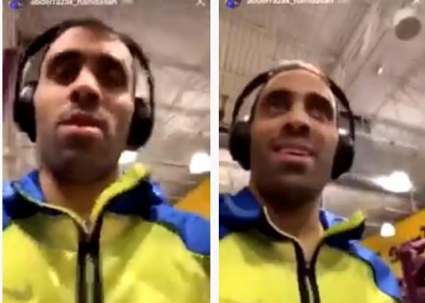 حمدلله  : لا أهتم لكلام الناس ولا على بالي إلا أن أفرح جمهور النصر العالمي