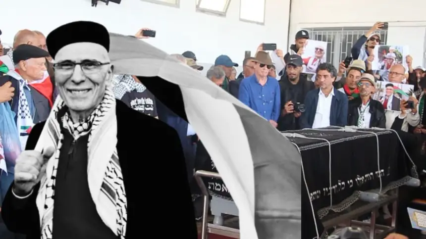 تشييع جثمان المناضل سيون أسيدون بالمقبرة اليهودية بالدار البيضاء في موكب جنائزي مهيب