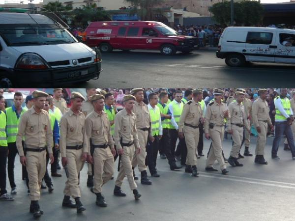 انزكان: أزيد من 500 شرطي حضروا لتأمين كرنفال بوجلود في دورته الثالثة‏