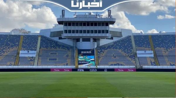 مركب محمد الخامس في حلة جديدة بعد تزيينه وتحضيره لمباراة الوداد وإنيمبا