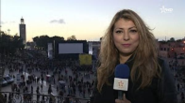 حركية سياحية كبيرة بساحة جامع الفنا خلال مهرجان مراكش