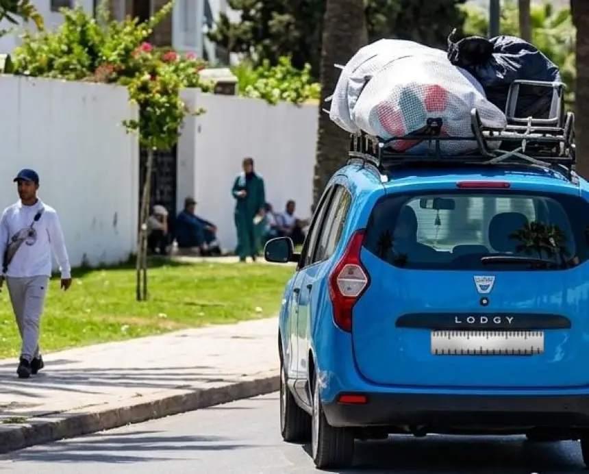 طنجة: توقيف "سائق طاكسي" متهور وثقته عدسات الكاميرا فوق رصيف الراجلين