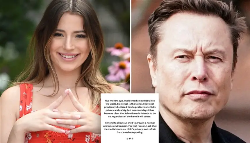 ادعاء جديد.. مؤثرة تعلن إنجاب طفل من إيلون ماسك