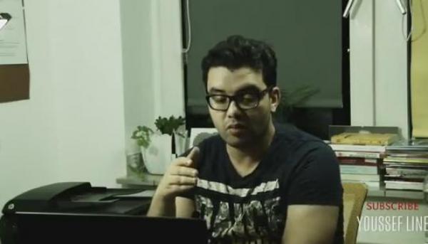 بالفيديو:  مخرج مغربي يبهدل بشرى الضو