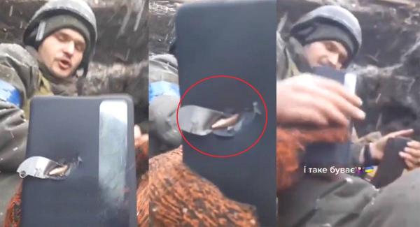 هاتف "أيفون 11" ضد الرصاص ينقذ جنديا من الموت(فيديو)