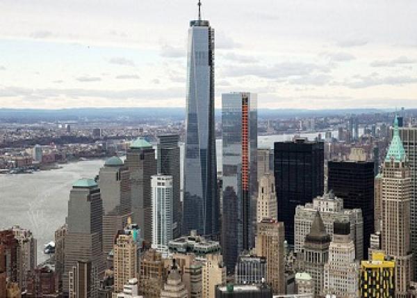 صور بانورامية مذهلة لمدينة نيويورك احتفالا بمركز التجارة العالمى الجديد