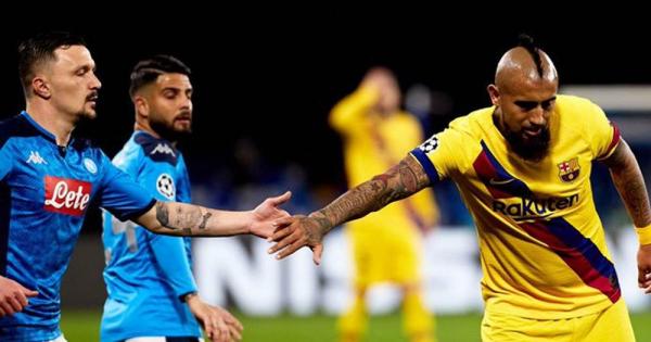 إقامة مباراة برشلونة ونابولي دون جماهير