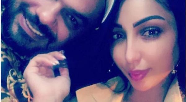 دنيا باطمة تحتفل بعيد زواجها بطريقة خاصة