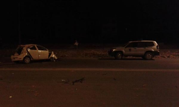 كلب ضال يتسبب في حادثة سير لأجنبيين بطريق أوريكا