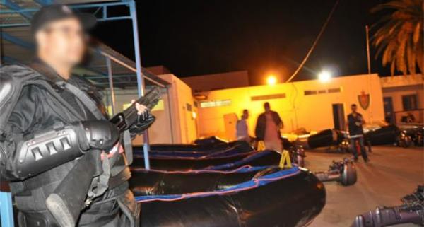 تفاصيل الإطاحة بعصابة الهجرة غير الشرعية أفرادها مغاربة وأجانب