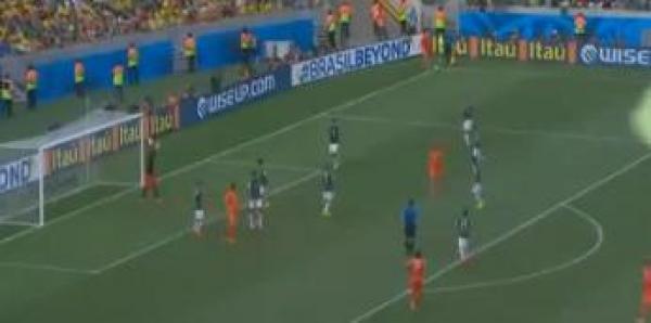 هدف التعادل لهولندا أمام المكسيك