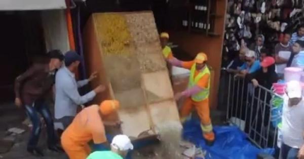 بالفيديو : الوقوف على كارثة صحية بقيسارية الحفاري بالدار البيضاء