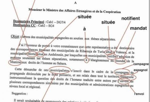 "فضيحة لغوية " بطلتها سفارة المملكة المغربية بإسبانيا