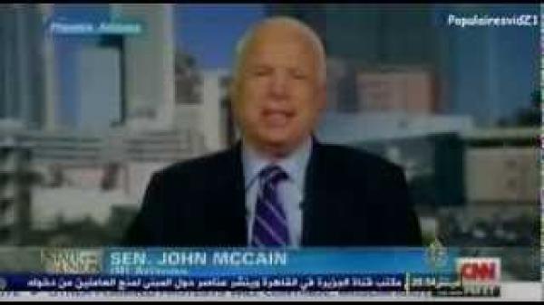 جون ماكين يفضح مخططات امريكا بخصوص الانقلاب العسكري بمصر