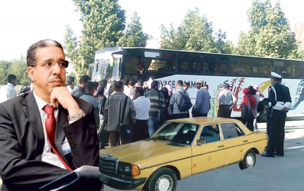 احتجاجات عارمة تعم محطة "الطاكسيات" بالقنيطرة والسلطات المحلية تتدخل وهذه الأسباب