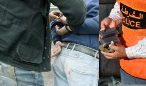 تقديم تاجر مخدرات شمالي إلى النيابة العامة المختصة بعد الاطاحة به من طرف امن تزنيت‏