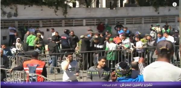 تقرير بي ان سبورت حول المشاكل التنظيمية بمركب محمد الخامس في لقاء الرجاء و الفتح الرباطي