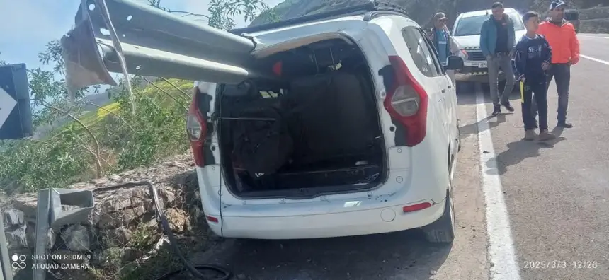 بالصور .. حادث قرب الجبهة كاد يتحول إلى مأساة