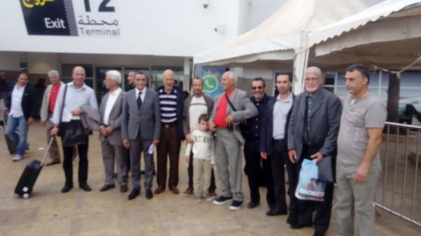 بالصور:عودة الفوج الثاني من المتهمين في تفجيرات "أطلس اسني" إلى المغرب وهذه التفاصيل