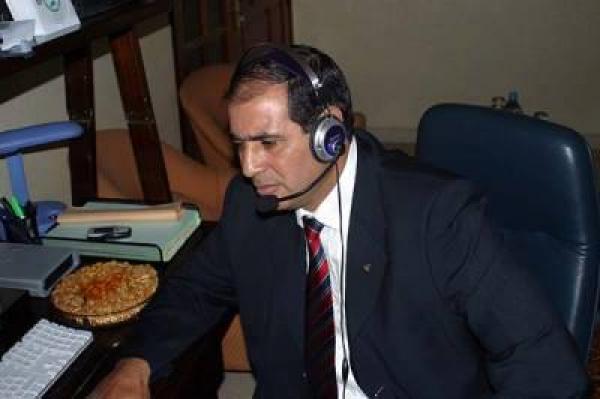 بادو الزاكي محلل على قناة الجزيرة الرياضية في كأس إفريقيا 2012  