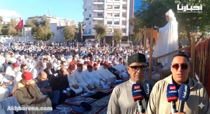 أجواء إيمانية مهيبة..صلاة عيد الأضحى توحد سكان طنجة بين مسجد السوريين ومئات المصليات