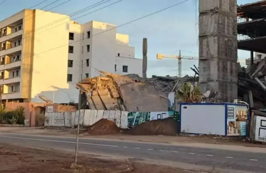 انهيار عمارة سكنية من 5 طوابق بمراكش