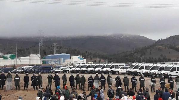 تفاصيل الإنزال الأمني بجرادة تحسبا لأي احتجاجات مستقبلية