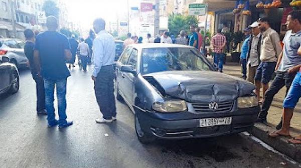 هروب سارق يتسبب في حادث سير