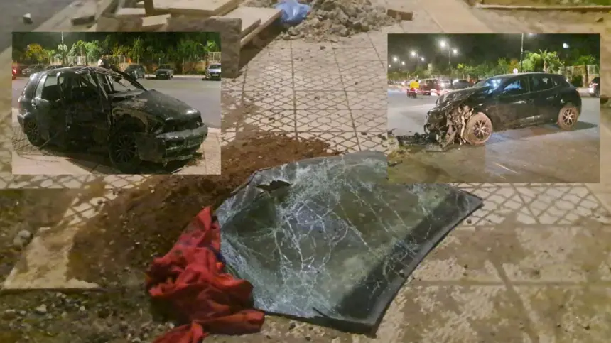 اصطدام عنيف بين سيارتين في وجدة يرسل شخصا إلى قسم الإنعاش