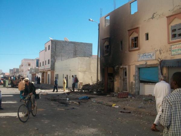 عشرات الجرحى في مواجهات بالداخلة