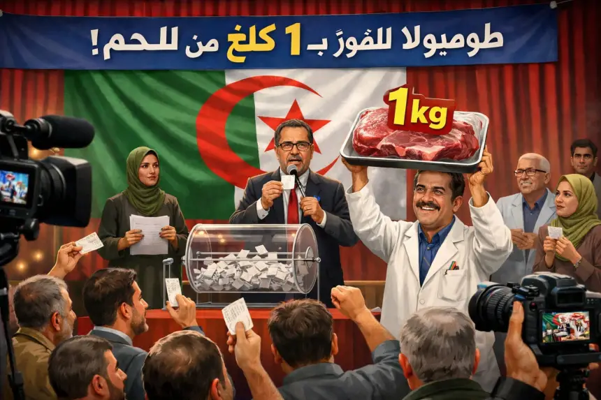 في بلد البترول والغاز.. "طومبولا" بإدارة عمومية جزائرية للفوز بكلغ من اللحم تثير ضجة واسعة