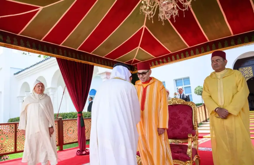 جلالة الملك يترأس بالمضيق حفل استقبال بمناسبة عيد العرش المجيد