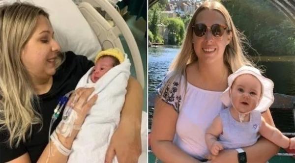 أخبرها الأطباء بأنها لن تكون قادرة على الإنجاب... امرأة برحمين تنجب طفلتها الأولى