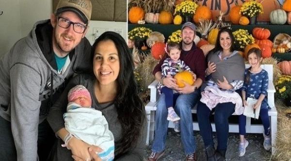 أمريكية تلد ثلاث بنات في نفس التاريخ