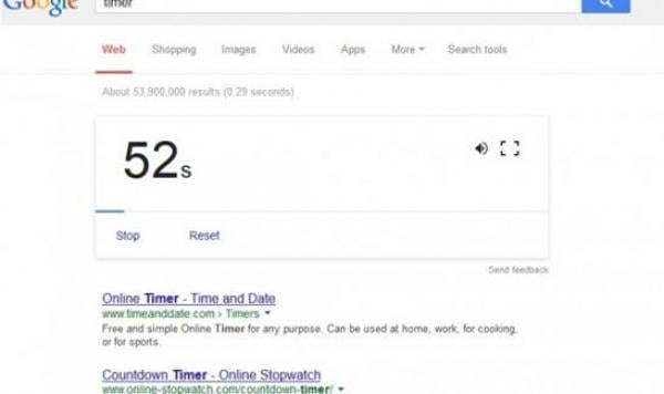 طريقة عمل مؤقت زمني على محرك بحث غوغل