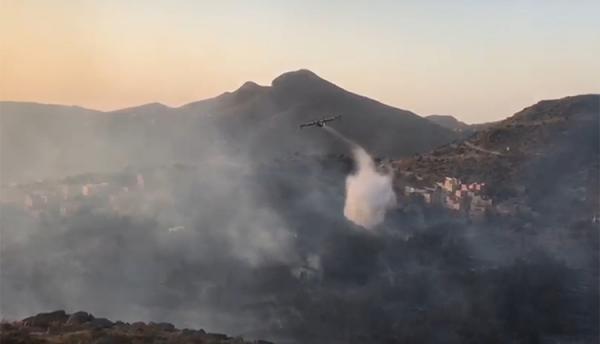 اشتوكة أيت باها.. الحريق الذي اندلع ب "واحة تاركا" تمت السيطرة عليه بشكل نهائي