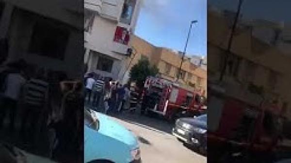 انفجار قنينة غاز يتسبب في حريق في عمارة بجرسيف