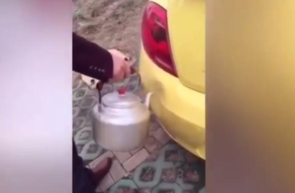 بالفيديو: شاهد كيف يمكن أن تُصلح سيارتك بالمياه الساخنة