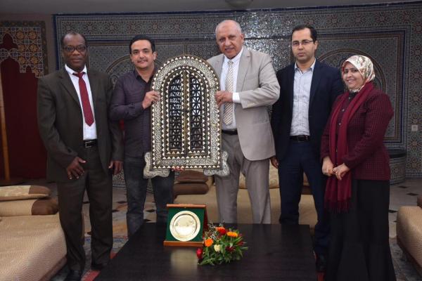 بالصور: الفائز بستاند آب "سفيان نعوم" يحظى بإستقبال باهر من طرف مسؤولي أكادير