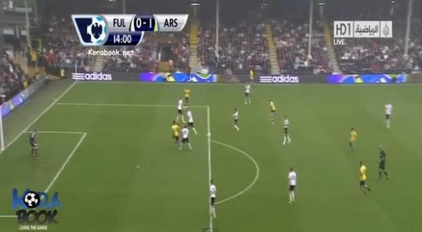 أهداف مباراة فولهام 1-3 آرسنال