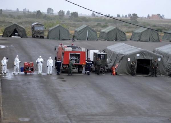 المستشفى العسكري الميداني ببنسليمان .. زمن قياسي في الإنجاز وجاهزية تامة للمهمة الوطنية