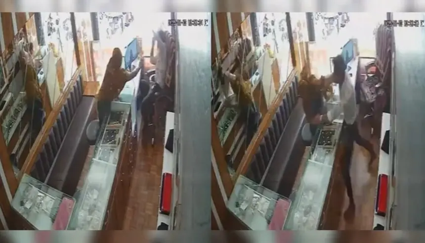 مسحوق الفلفل يفشل في "سرقة الظهيرة": سيدة تتلقى 20 صفعة في 25 ثانية