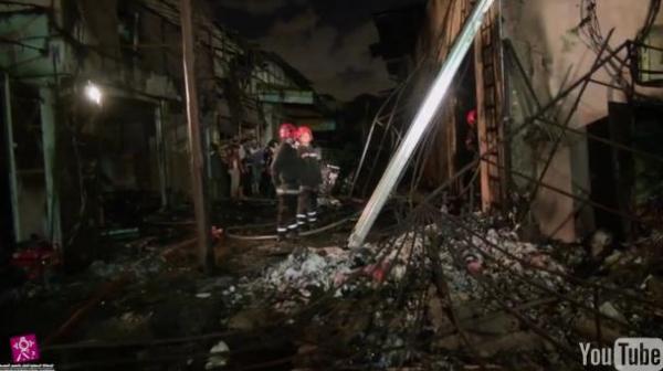 حريق مهول يأتي على ستة محال تجارية ومهنية بسوق "القريعة" بالدار البيضاء (فيديو)