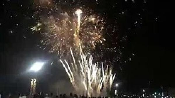 الشهب الاصطناعية تزين سماء طنجة احتفالا بعيد العرش