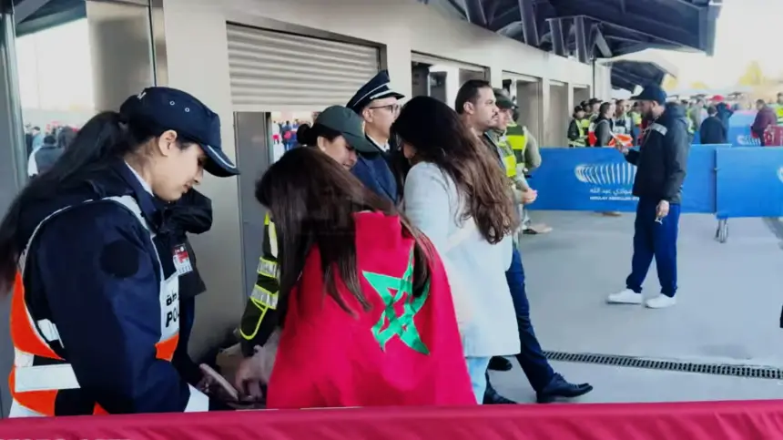 إجراءات أمنية مشددة قبل مواجهة المغرب والكاميرون