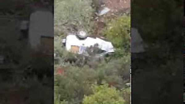 انقلاب سيارة الإسعاف بين شفشاون ودردارة