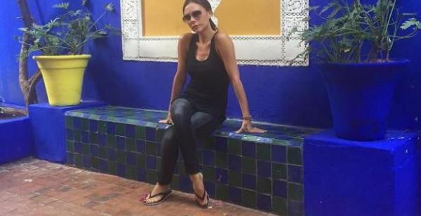 النجمة فيكتوريا بيكهام أغرمت بمراكش ، وهذا ما نشرته