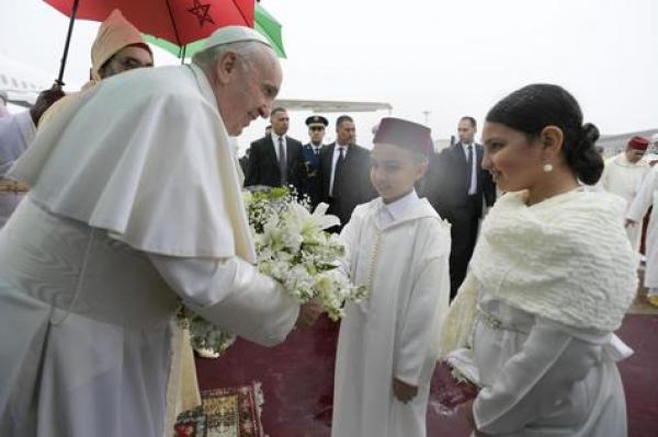 نص الخطاب التاريخي الذي ألقاه بابا الفاتيكان بباحة مسجد حسان بالرباط