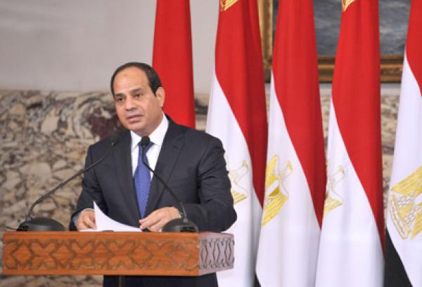 السيسي: مسيرة مصر القادمة بلا اخوان